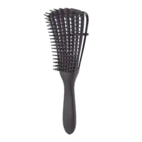 Bifull Cepillo Pulpo Desenredante Rizos Negro Método Curly